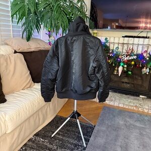 Alpha Industries Black Bomber Jacket